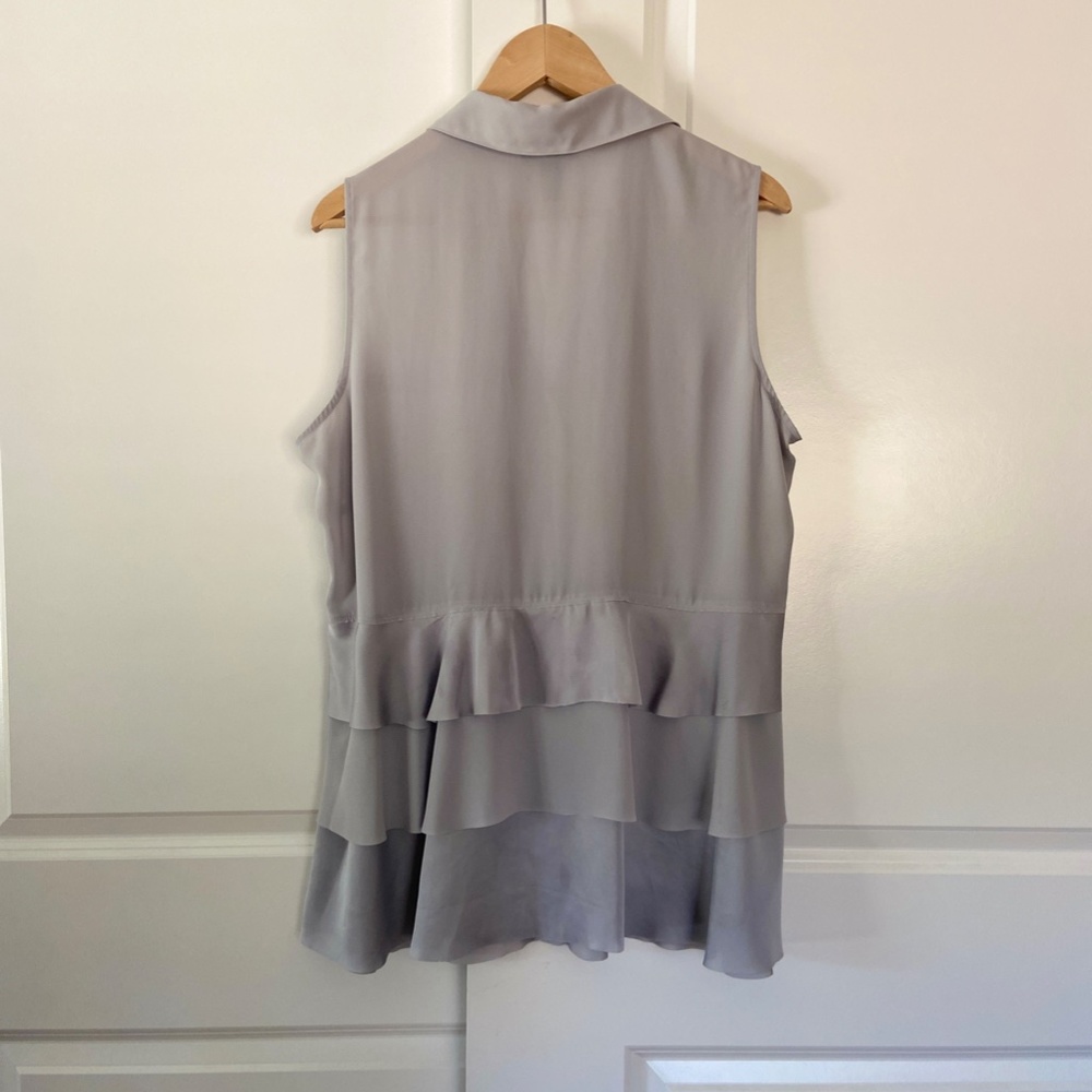 Alfani Woman light grey sleeveless blouse - Picture 2 of 7